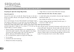 Предварительный просмотр 28 страницы Sequoia SAS16 Operating Instructions Manual