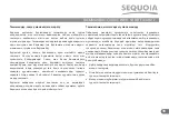 Предварительный просмотр 39 страницы Sequoia SAS16 Operating Instructions Manual