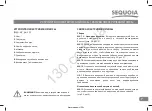 Preview for 8 page of Sequoia SEB1200D Operating Instructions Manual