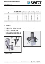 Preview for 10 page of Sera 620.D Operating Instructions Manual