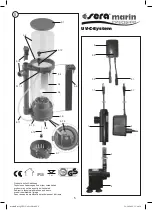 Предварительный просмотр 5 страницы Sera Marin Precision Biotop LED Cube 130 Instructions For Installation And Use Manual