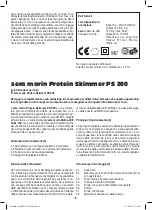 Предварительный просмотр 46 страницы Sera Marin Precision Biotop LED Cube 130 Instructions For Installation And Use Manual