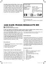 Предварительный просмотр 83 страницы Sera Marin Precision Biotop LED Cube 130 Instructions For Installation And Use Manual