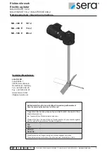 Sera MU-300 E 187.2 Operating Instructions Manual предпросмотр