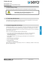 Предварительный просмотр 9 страницы Sera MU-300 E 187.2 Operating Instructions Manual