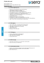 Preview for 12 page of Sera MU-300 E 187.2 Operating Instructions Manual