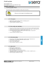 Preview for 37 page of Sera MU-300 E 187.2 Operating Instructions Manual