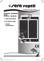 Sera Reptil Precision Thermo Comfort Mat M 20 W Manual preview