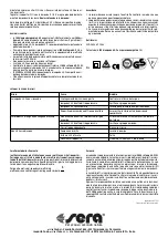 Preview for 10 page of Sera UV-C System Quick Start Manual