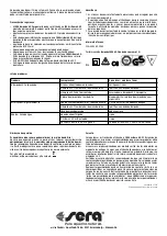 Preview for 14 page of Sera UV-C System Quick Start Manual