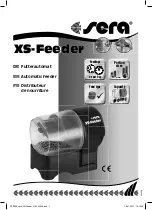 Предварительный просмотр 1 страницы Sera XS-Feeder Information For Use