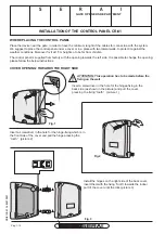 Serai CR/41 Installation Manual предпросмотр