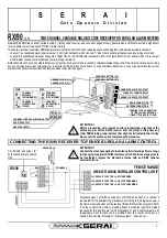 Предварительный просмотр 1 страницы Serai RX/90 Quick Manual