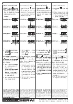 Предварительный просмотр 4 страницы Serai T/8 SR 58 Series Quick Manual