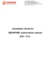 Preview for 1 page of Seraphim SRP 6MA Series Installation Manual