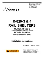 Предварительный просмотр 1 страницы Serco R-620-3 Installation Instructions