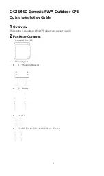 Preview for 1 page of Sercomm Genesis OC3505D Quick Installation Manual