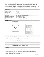 Preview for 1 page of Sercomm SZ-ESW02N Installation Manual