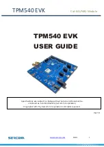 Preview for 1 page of Sercomm TPM540 EVK User Manual