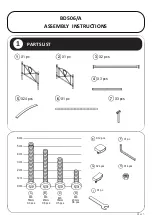 Предварительный просмотр 5 страницы Serene Furnishings BD506/A Assembly Instructions Manual