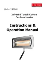 Предварительный просмотр 1 страницы serene living Hellos Instruction & Operation Manual