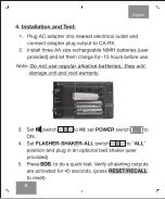 Предварительный просмотр 6 страницы Serene CA-RX Operating Manual