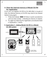 Предварительный просмотр 9 страницы Serene CA-RX Operating Manual