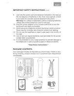 Preview for 3 page of Serene HD-70 Operating Manual