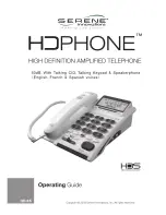 Serene HDPhone HD 65 Operating Manual preview