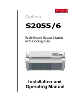 Serene Optima S2055 Installation And Operating Manual предпросмотр