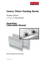 Serene Primo S2024 Operating Instructions Manual preview