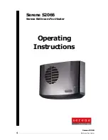 Preview for 1 page of Serene S2066 Operating Instructions