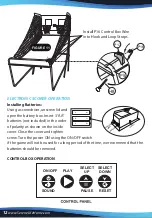 Preview for 12 page of SereneLife Dual Shot Basketball Arcade Game User Manual