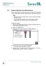 Preview for 34 page of Seres OL SOL-96.110.071 Operator'S Manual