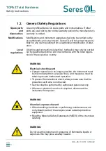 Preview for 8 page of Seres OL TOPAZ Total Hardness Operator'S Manual