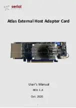 Предварительный просмотр 1 страницы Serial Cables PCI-AD-x16HE-BG4 User Manual