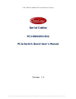 Serial Cables PCI-SWGEN3-81U User Manual preview