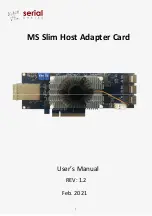 Preview for 1 page of Serial Cables PCI4-AD-x8HE-MG4 User Manual