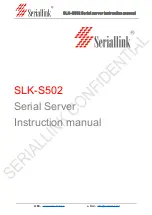 Preview for 1 page of Seriallink SLK-S502 Instruction Manual