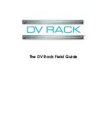 Serious Magic DV RACK Manual preview