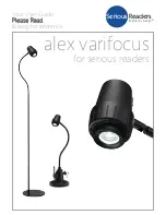 Preview for 1 page of Serious readers alex varifocus User Manual