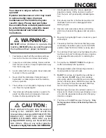 Preview for 2 page of Serious RED 52K650Z Operator'S Manual