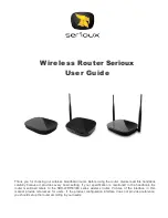 Предварительный просмотр 1 страницы Serioux SRX-WR150 User Manual