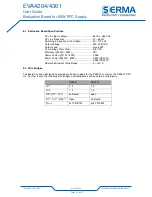 Preview for 14 page of Serma EVA4201 User Manual