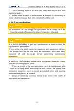 Предварительный просмотр 11 страницы Sermatec SMT-100kWh User Manual