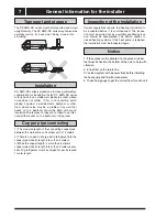 Preview for 9 page of SERO DC AWA-SS-12 Installation And Maintenance Instructions Manual