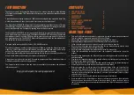 Предварительный просмотр 2 страницы Serpent COBRA SRX8 RTR Instruction Manual