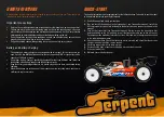 Preview for 3 page of Serpent COBRA SRX8 RTR Instruction Manual