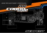 Serpent COBRA SRX8e PRO Instruction Manual предпросмотр