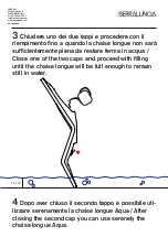 Preview for 4 page of Serralunga Aqua Lounger Quick Start Manual